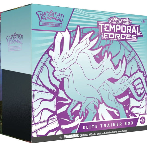 Pre-Order** POKEMON TCG: SCARLET AND VIOLET: TEMPORAL FORCES: ELITE TRAINER BOX: WALKING WAKE - SportsnToys