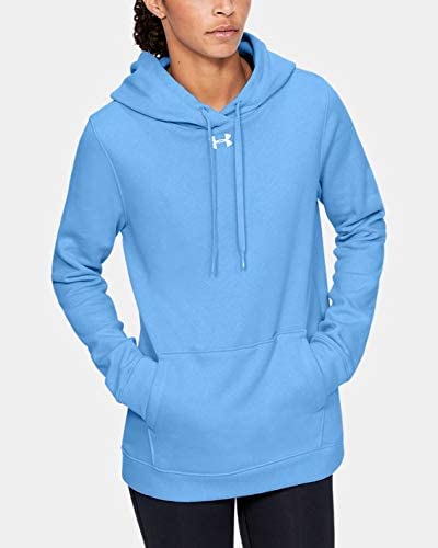 Under Armour Women's UA Hustle Fleece Hoodie LG Carolina Blue - SportsnToys