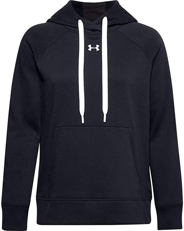 Under Armour Women's Rival Fleece Pull-Over Hoodie Black - XXL - SportsnToys
