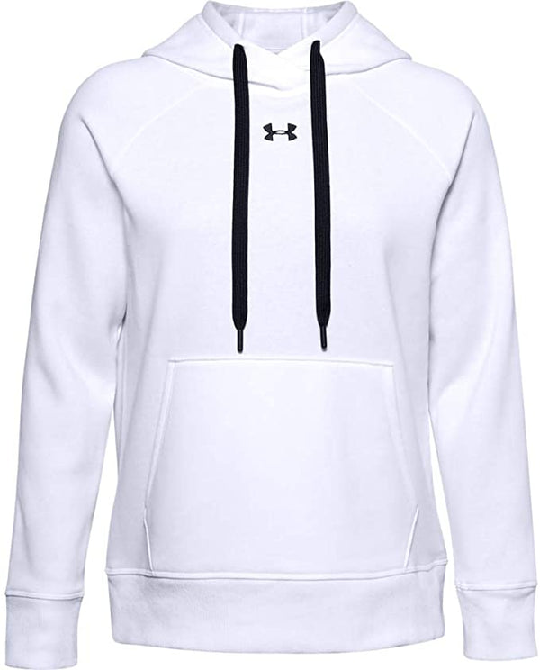 Under Armour Women's Rival Fleece Pull-Over Hoodie White - XXL - SportsnToys