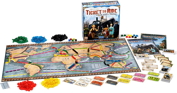 Ticket to Ride Rails & Sails Board Game - SportsnToys