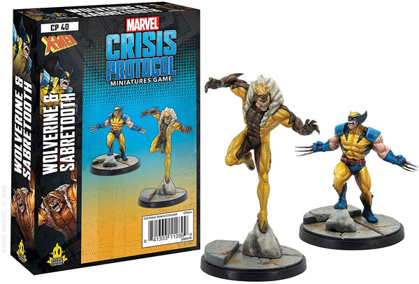 Fantasy Flight Games Marvel: Crisis Protocol: Wolverine and Sabretooth Character Pack - SportsnToys