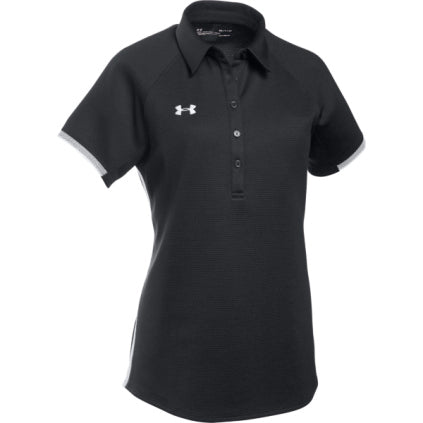 Under Armour Women's Rival Polo - Black - SportsnToys