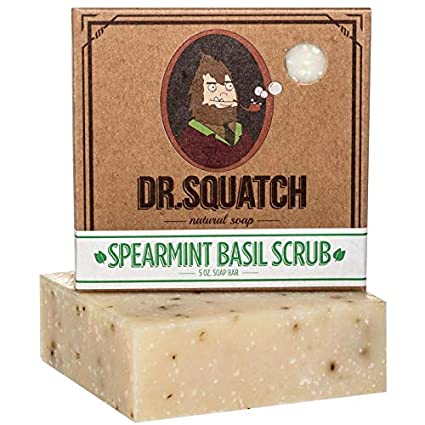 Dr. Squatch Spearmint Basil Natural Soap for Men - SportsnToys