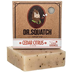 Dr. Squatch Men's Soap 5-Pack Bundle – Cedar Citrus - SportsnToys