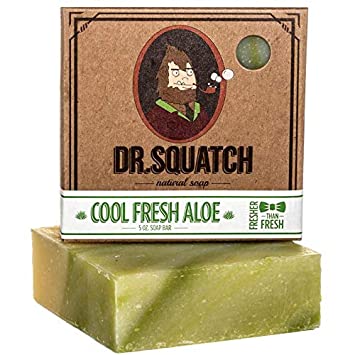 Dr. Squatch Cool Fresh Aloe Soap for Men - SportsnToys