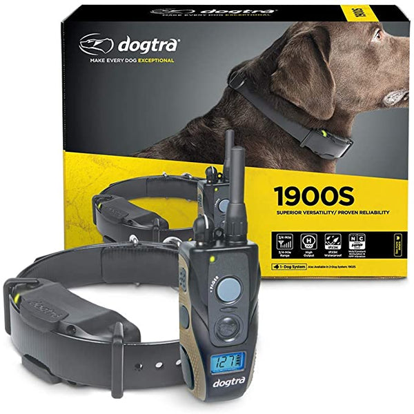 Dogtra 1900S Series: Remote Dog Training E-Collar Waterproof Rechargeable 3/4-Mile Range High-Output - SportsnToys