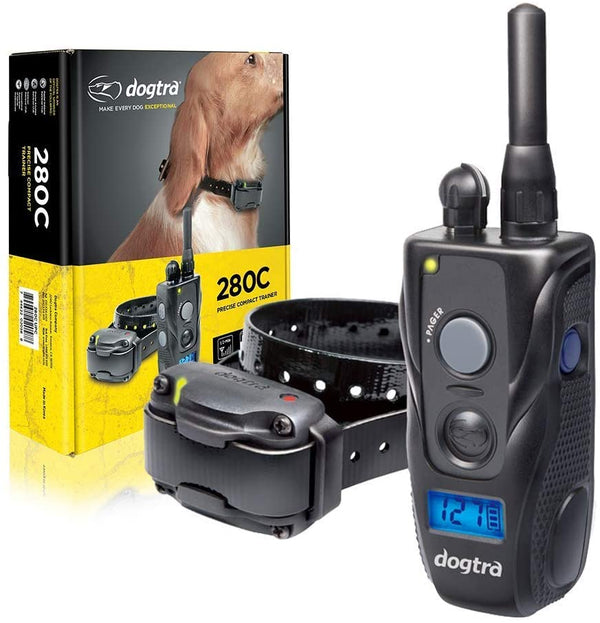 Dogtra 280C Waterproof 127-Level Precise Control LCD Screen ½-Mile Remote Training Dog E-Collar - SportsnToys