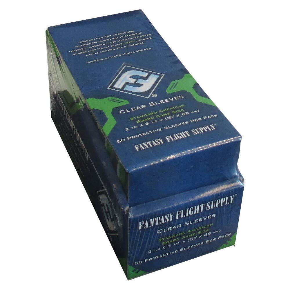 Fantasy Flight Games 500 Standard American Board Game Size Sleeves - 1 SportsnToys Fantasy Flight Games 500 Standard American Board Game Size Sleeves - 1 SportsnToys