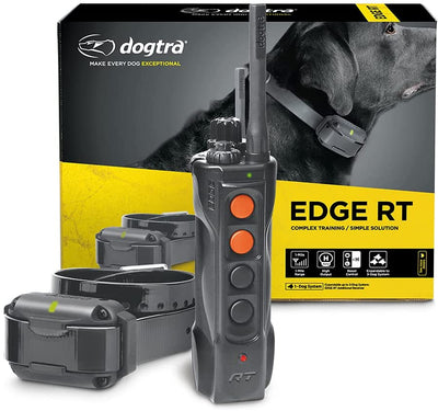 Dogtra Edge RT Long Range High-Output 1-Mile Waterproof 3-Dog Expandable Remote Dog Training E-Collar with Combination Boost Control for Professionals - SportsnToys