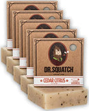 Dr. Squatch Men's Soap 5-Pack Bundle – Cedar Citrus - SportsnToys