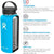 Hydro Flask Water Bottle - Stainless Steel & Vacuum Insulated - Wide Mouth with Leak Proof Flex Cap - 32 oz Graphite - SportsnToys