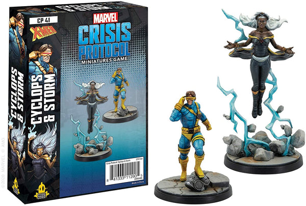 Fantasy Flight Games Marvel: Crisis Protocol Cyclops and Storm Character Pack - SportsnToys