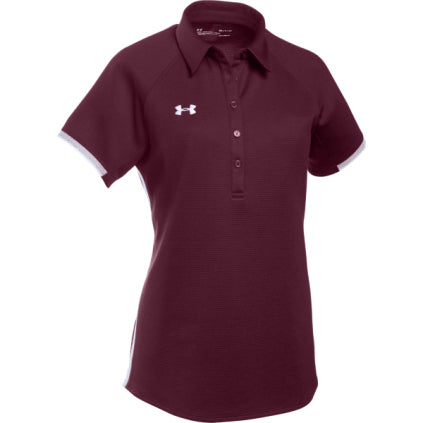 Under Armour Women's Rival Polo - Maroon - SportsnToys