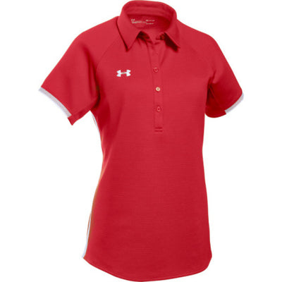 Under Armour Women's Rival Polo - Red - SportsnToys