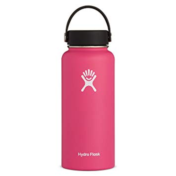 Hydro Flask Water Bottle - Stainless Steel & Vacuum Insulated - Wide Mouth with Leak Proof Flex Cap - 32 oz  Watermelon - SportsnToys